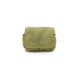 Rothco Vintage Canvas Messenger Bag - Khaki With Subdued Army Eagle Print